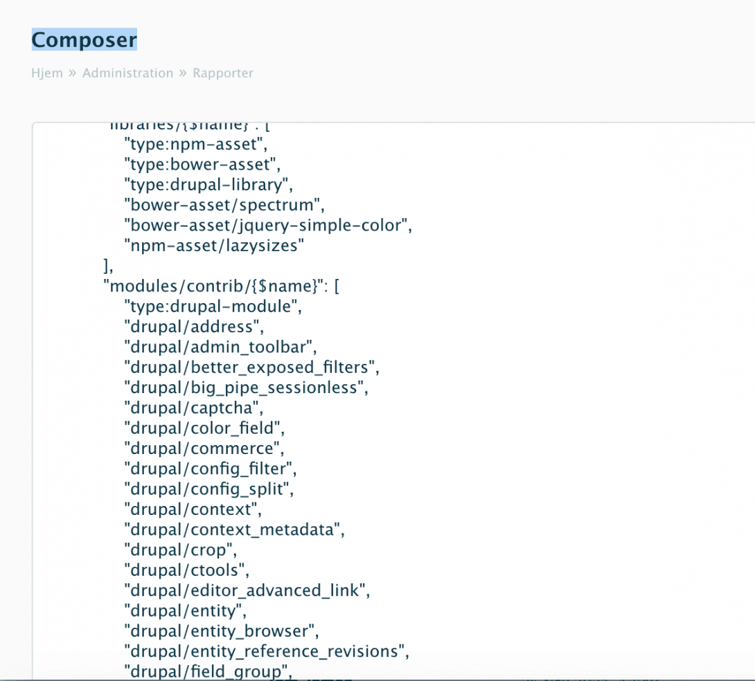 Composerize module page