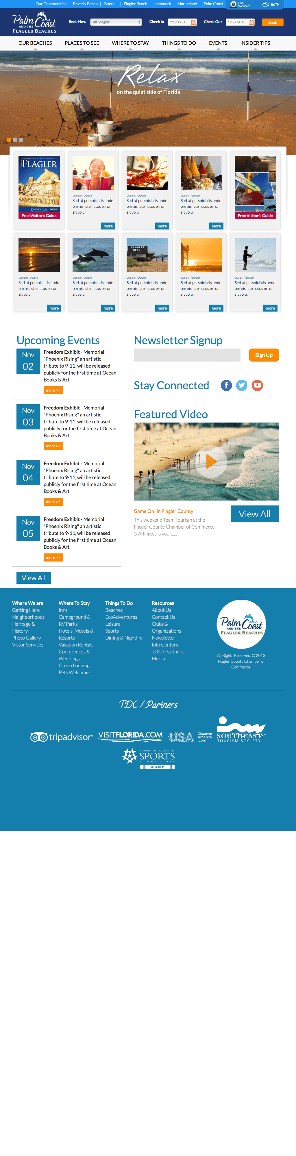 Palm Coast PSD to Bootstrap prototype
